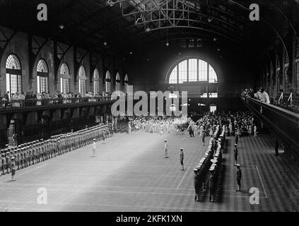 Naval Academy, USA - Abschlussübungen, 1917. Stockfoto