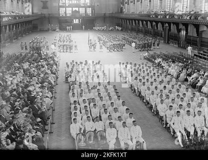 Naval Academy, USA - Abschlussübungen, 1917. Stockfoto