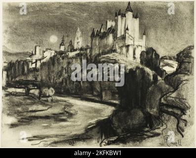 Der Alcazar, Segovia, c. 1903. Stockfoto