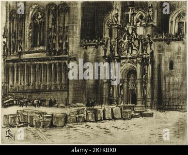 St. Juan de los Reyes, die Tür und die Ketten, c. 1903. Stockfoto