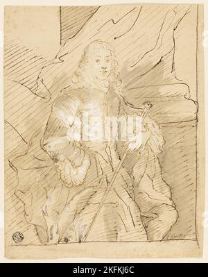 Earl of Mountrath, n.d. Godfrey Kneller zugeschrieben. Möglicherweise ein Porträt von Charles Coote, 4. Earl of Mountrath. Stockfoto