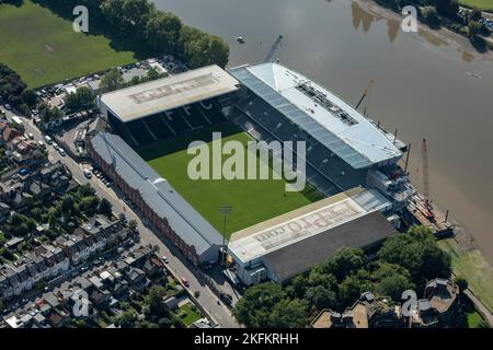 Craven Cottage, Heimstadion des Fulham Football Club, Fulham, Greater London Authority, 2021. Stockfoto