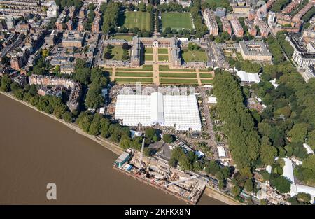 Die Chelsea Flower Show 2021, verschoben auf September von Mai wegen Covid 19 Pandemie, Chelsea, Greater London Authority, 2021. Stockfoto