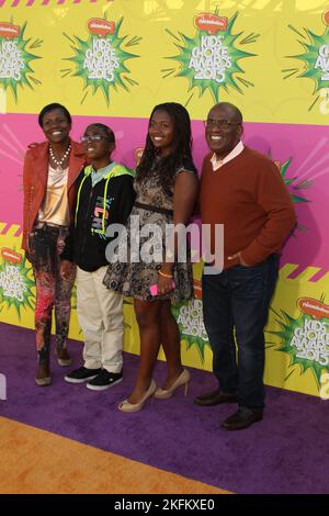 LOS ANGELES, CA - 23. MÄRZ: Al Roker kommt am 23. März 2013 bei den Nickelodeon's 26. Annual Kids' Choice Awards im USC Galen Center in Los Angeles, Kalifornien, an. Menschen: Al Roker Stockfoto