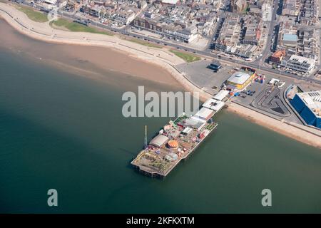 South Pier, Blackpool, 2021. Stockfoto