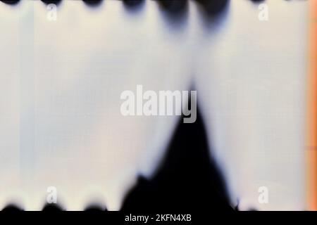 Gestalteten Film Textur Hintergrund mit schweren Getreide, Staub und leichte Undichtigkeit Stockfoto