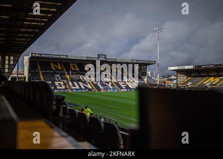 Nottingham, Großbritannien. 19.. November 2022. Eine allgemeine Ansicht des Meadow Lane Stadions vor dem Spiel der Vanarama National League Notts County gegen Yeovil Town in Meadow Lane, Nottingham, Großbritannien, 19.. November 2022 (Foto von Ritchie Sumpter/News Images) Credit: News Images LTD/Alamy Live News Stockfoto