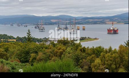 Cromarty Firth aus Sicht des Südsutors Stockfoto