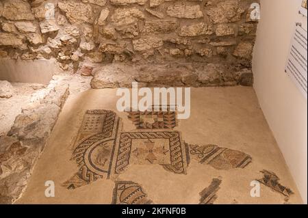 Trento: Archäologische Stätte - unter dem historischen Zentrum von Trient befindet sich die antike römische Stadt Tridentum - Trentino Alto Adige, Italien Stockfoto