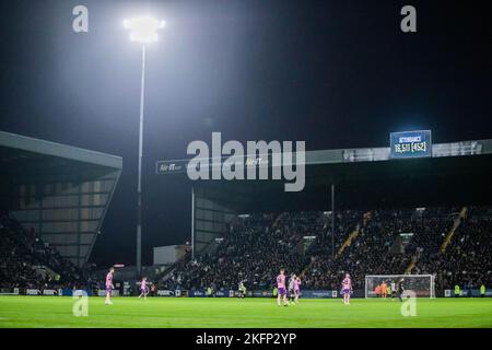 Nottingham, Großbritannien. 19.. November 2022. Ein Bundesliga-Rekord bei der Teilnahme am Vanarama National League-Spiel Notts County gegen Yeovil Town in Meadow Lane, Nottingham, Großbritannien, 19.. November 2022 (Foto von Ritchie Sumpter/Nachrichtenbilder) Kredit: Nachrichtenbilder LTD/Alamy Live News Stockfoto