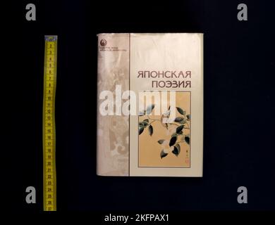Die japanische Poesie. Golden Fund of Japanese Literature, erstmals 1999 in Russland veröffentlicht. Stockfoto