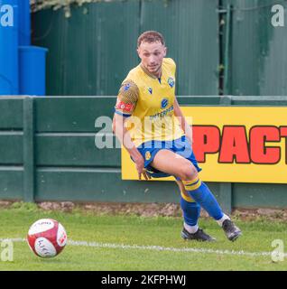 Warrington, UK, 19/11/2022, Warrington Town V Guiseley FA Trophy zweite Runde 19.. November 2022 Stockfoto