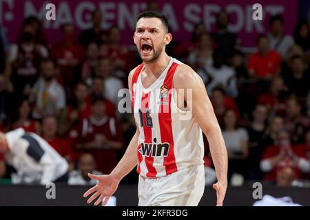 2022/23 FIBA EuroLeague | FC Bayern München gegen Olympiacos Piräus Stockfoto