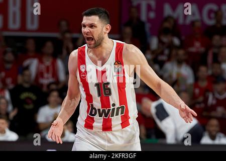 2022/23 FIBA EuroLeague | FC Bayern München gegen Olympiacos Piräus Stockfoto