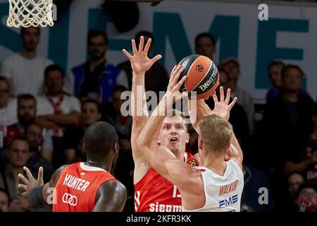 2022/23 FIBA EuroLeague | FC Bayern München gegen Olympiacos Piräus Stockfoto