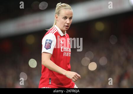 Borehamwood, Großbritannien. 19.. November 2022. Beth Mead von Arsenal Women während des FA Women's Super League-Spiels zwischen Arsenal Women und Manchester United Women am 19. November 2022 im Meadow Park, Borehamwood, England. Foto von Joshua Smith. Nur zur redaktionellen Verwendung, Lizenz für kommerzielle Nutzung erforderlich. Keine Verwendung bei Wetten, Spielen oder Veröffentlichungen einzelner Clubs/Vereine/Spieler. Kredit: UK Sports Pics Ltd/Alamy Live Nachrichten Stockfoto