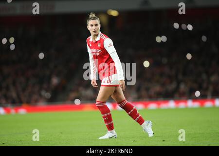 Borehamwood, Großbritannien. 19.. November 2022. Steph Catley von Arsenal Women während des FA Women's Super League-Spiels zwischen Arsenal Women und Manchester United Women am 19. November 2022 im Meadow Park, Borehamwood, England. Foto von Joshua Smith. Nur zur redaktionellen Verwendung, Lizenz für kommerzielle Nutzung erforderlich. Keine Verwendung bei Wetten, Spielen oder Veröffentlichungen einzelner Clubs/Vereine/Spieler. Kredit: UK Sports Pics Ltd/Alamy Live Nachrichten Stockfoto