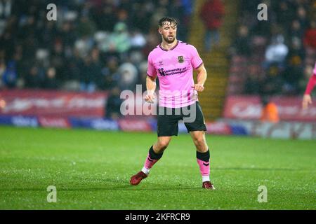 The University of Bradford Stadium, Bradford, England - 19.. November 2022 Jack Sowerby (4) of Northampton Town - während des Spiels Bradford City gegen Northampton Town, Sky Bet League Two, 2022/23, The University of Bradford Stadium, Bradford, England - 19.. November 2022 Credit: Arthur Haigh/WhiteRoseFotos/Alamy Live News Stockfoto