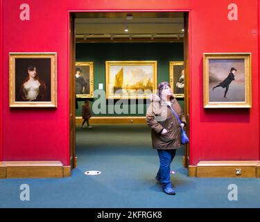 Reverend Robert Walker Skating am Duddingston Loch im Inneren der Henry Raeburn Scottish National Gallery Stockfoto
