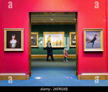 Reverend Robert Walker Skating am Duddingston Loch im Inneren der Henry Raeburn Scottish National Gallery Stockfoto