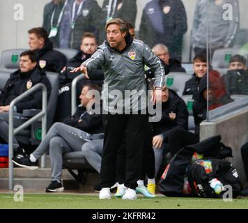 19. November 2022: VfB Stuttgart-Manager Michael Wimmer während eines Bundesligavereins zwischen FC Köln und VfB Stuttgart am 19. November 2022 in Austin, Texas. Stuttgart gewann 4-2. (Bild: © Scott Coleman/ZUMA Press Wire) Stockfoto