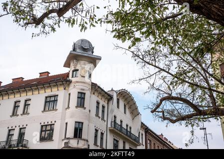 Berühmtes Jugendstilhaus Cuden im Zentrum von Ljubljana, Slowenien Stockfoto