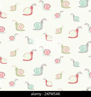 Schnecke Cartoon Gemälde Stock Vektor