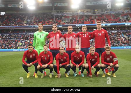 Oslo, Norwegen, 20.. November 2022, das norwegische Team gegen Finnland , Quelle: Frode Arnesen/Alamy Live News Stockfoto