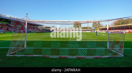 Crawley, Großbritannien. 20.. November 2022. Crawley, England, November 20. 2022: Die allgemeine Ansicht im Broadfield Stadium vor dem Barclays Womens Super League Fußballspiel zwischen Brighton und Liverpool im Broadfield Stadium in Crawley, England. (James Whitehead/SPP) Quelle: SPP Sport Press Foto. /Alamy Live News Stockfoto