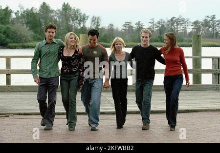 JOSHUA JACKSON, BUSY PHILIPPS, KERR SMITH, Michelle Williams, James VAN DER BEEK, KATIE HOLMES, Dawson's Creek - Season 6, 2002 Stockfoto