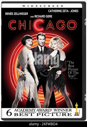 CATHERINE ZETA-JONES, RICHARD GERE, RENEE ZELLWEGER, Plakat, Chicago, 2002 Stockfoto