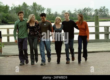 JOSHUA JACKSON, BUSY PHILIPPS, KERR SMITH, Michelle Williams, James VAN DER BEEK, KATIE HOLMES, Dawson's Creek - Season 6, 2002 Stockfoto