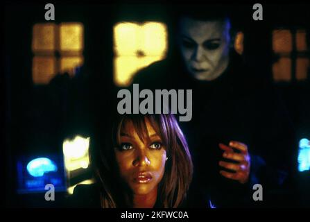 TYRA BANKS, Brad Loree, HALLOWEEN: Resurrection 2002 Stockfoto