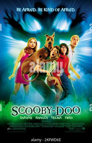 SARAH MICHELLE GELLAR, SCOOBY, Matthew Lillard, LINDA CARDELLINI, Freddie Prinze jr, SCOOBY-DOO, 2002 Stockfoto