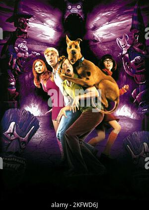 SARAH MICHELLE GELLAR, FREDDIE PRINZE JR, MATTHEW LILLARD, SCOOBY, LINDA CARDELLINI, SCOOBY-DOO, 2002 Stockfoto