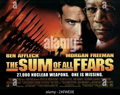 BEN AFFLECK, Morgan Freeman, Plakat, DIE SUMME ALLER Ängste, 2002 Stockfoto