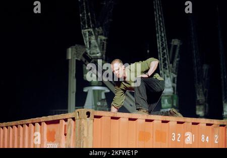 JASON STATHAM, DER TRANSPORTER, 2002 Stockfoto