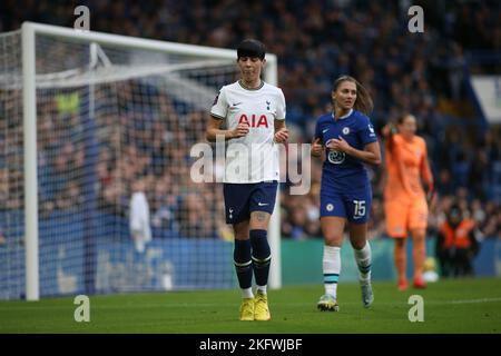 London, Großbritannien. 20.. November 2022. London, 20. 2022. November: Ashleigh Neville (29 Tottenham Hotspur) während des Barclays FA Womens Super League-Spiels zwischen Chelsea und Tottenham Hotspur in der Stamford Bridge, London, England. (Pedro Soares/SPP) Quelle: SPP Sport Press Foto. /Alamy Live News Stockfoto