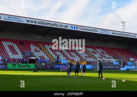 London, Großbritannien. 20.. November 2022. Dagenham, England, Oktober 23. 2022: Allgemeiner Blick ins Stadion während des Spiels der Barclays FA Womens Super League zwischen West Ham United gegen Reading in Dagenham und dem Chigwell Construction Stadium in Redbridge.England. (K Hodgson/SPP) Quelle: SPP Sport Press Photo. /Alamy Live News Stockfoto