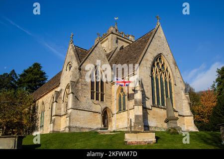 St. Giles' Church, Uley, Gloucestershire Stockfoto