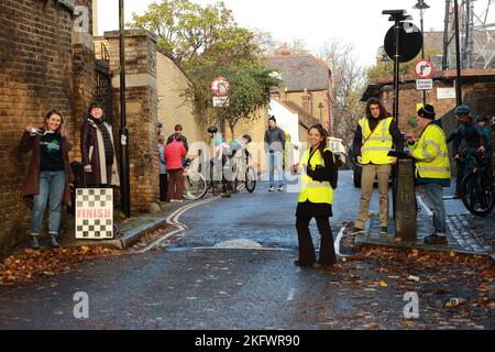 Islington CC 2022 Bergsteigen Stockfoto