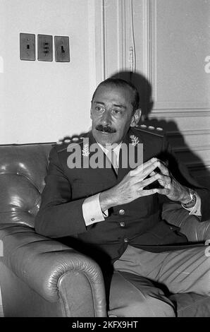 Jorge Rafael Videla, Argentinien, Militär, General, Militärjunta, Proceso de Reorganización Nacional, Putsch, Präsident (1976-1981), Buenos Aires, Argentinien Stockfoto