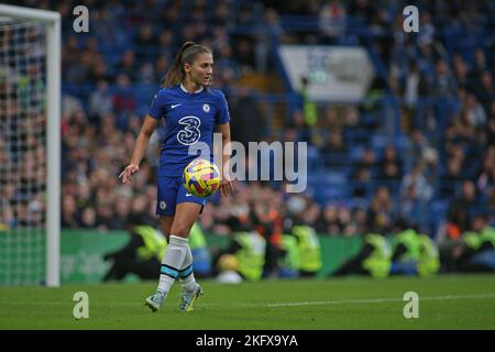 London, Großbritannien. 20.. November 2022. London, 20. 2022. November: Eve Perisset (15 Chelsea) während des Barclays FA Womens Super League-Spiels zwischen Chelsea und Tottenham Hotspur in der Stamford Bridge, London, England. (Pedro Soares/SPP) Quelle: SPP Sport Press Foto. /Alamy Live News Stockfoto