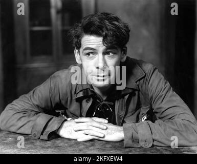 PAUL MUNI Portrait as King McCloud in the original play KEY LARGO written by MAXWELL ANDERSON inszeniert von GUTHRIE McClintic, produziert von der Dramatikers' Company im Ethel Barrymore Theater in New York von November 27. 1939 - Februar 24. 1940 Stockfoto