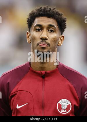 AL KHOR Homam Elamin aus Katar und Denzel Dumfries aus Holland (LR