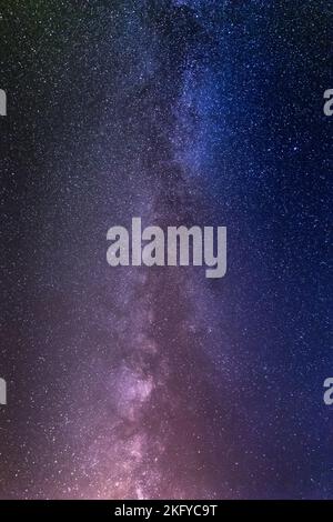 Milchstraßengalaxie und äußere Tiefraumansicht aus der Atacama-Wüste, Chile Stockfoto