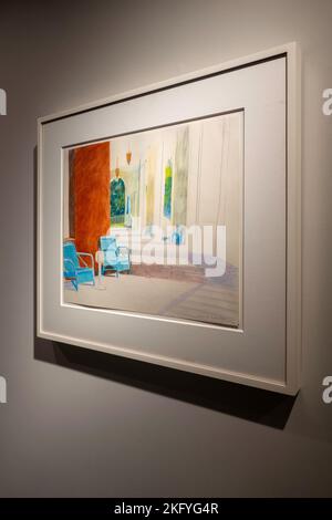 Christie's ist ein luxuriöses Auktionshaus im Rockefeller Center, New York City, USA 2022 Stockfoto