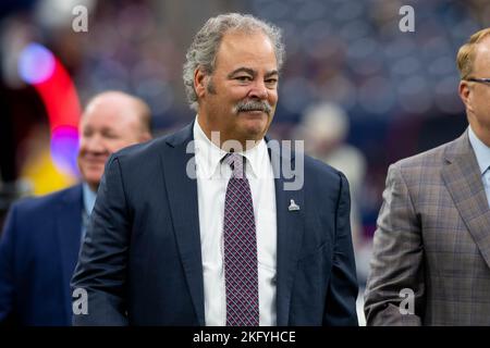 Houston, TX, USA. 20.. November 2022. Houston Texans Besitzer Cal McNair während eines Spiels zwischen den Washington Commanders und den Houston Texans in Houston, TX. Trask Smith/CSM/Alamy Live News Stockfoto