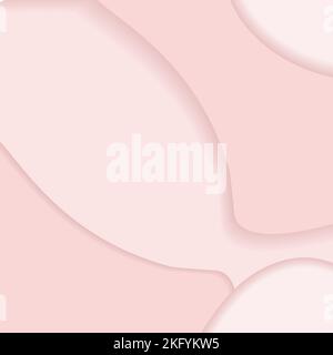 Abstrakte Hintergrundtextur in trendigen, gedämpften Farbtönen von blassrosa mit Copyspace in Watercolor-Manier. Jahreszeiten. Muster. Frühling. Ostern. Hintergrund für Poster, Broschüre, Label oder Preis. Vektor. EPS Stock Vektor