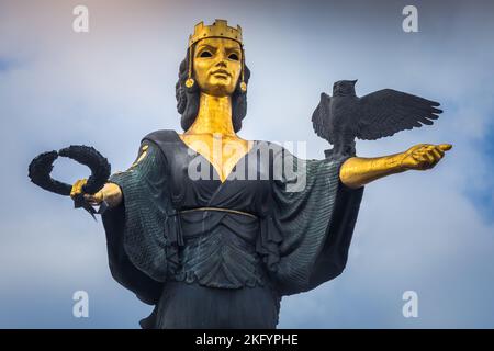 Die Statue der Hagia Sophia im Zentrum von Sofia, der Hauptstadt Bulgariens Stockfoto